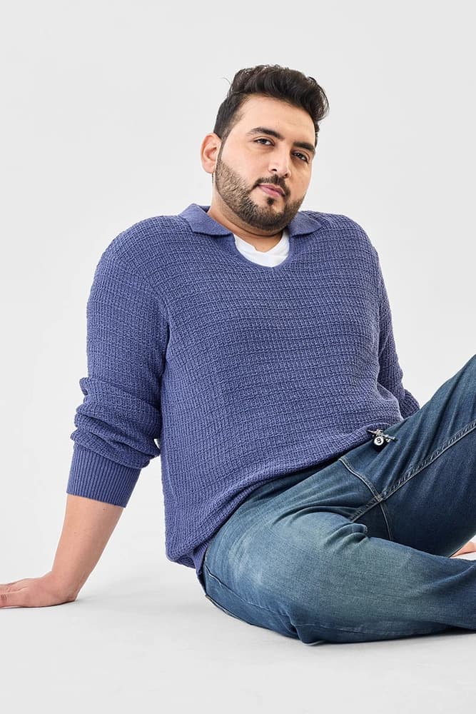 Relaxed Fit Cotton Textured T-Shirts