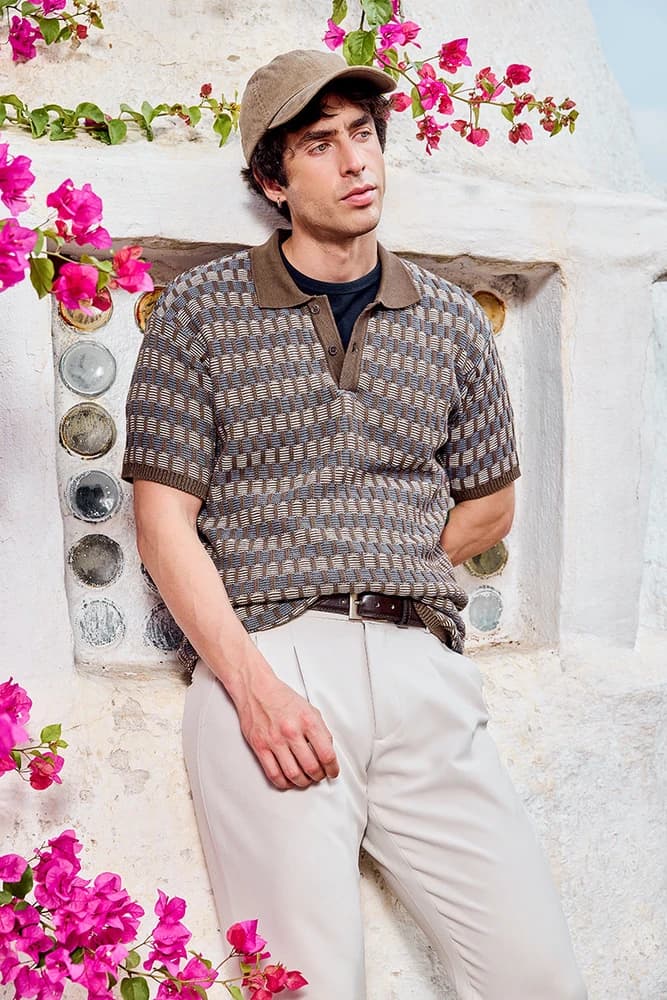 Regular Fit Cotton Geometric T-Shirts