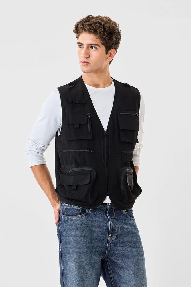 Regular Fit Cotton Plain Jackets