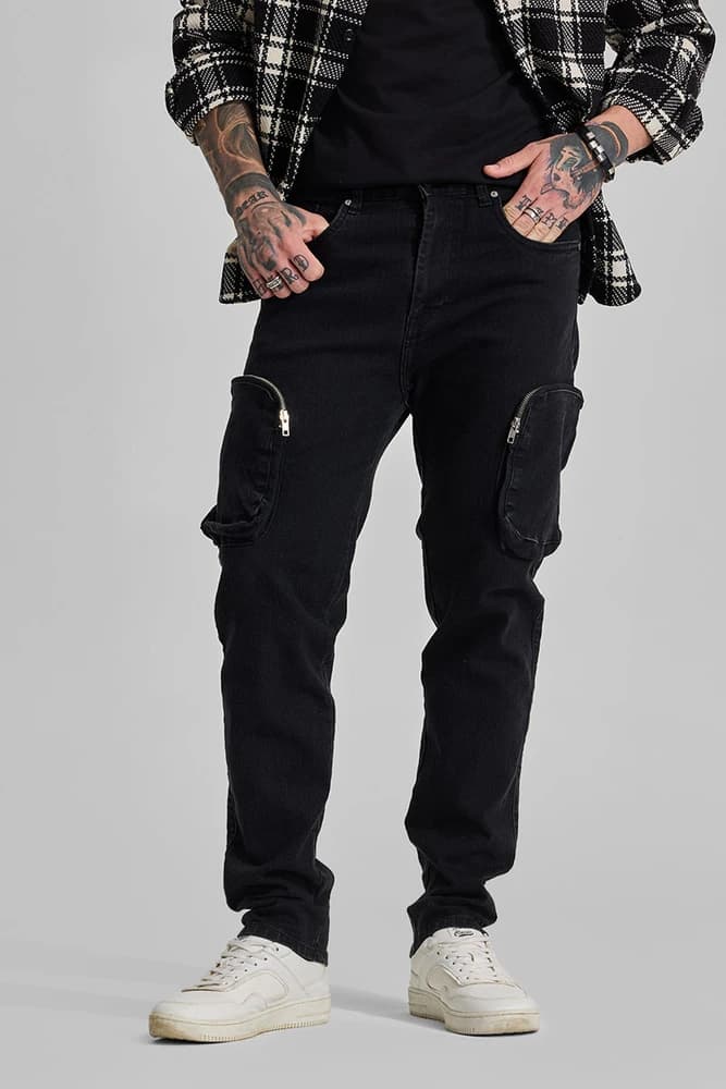Regular Fit Cotton Clean Look Jeans
