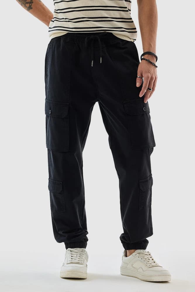 Regular Fit Others Plain Cargo Pants