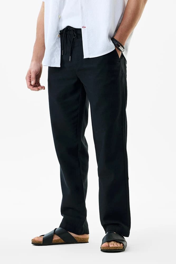 Regular Fit Cotton Plain Trousers