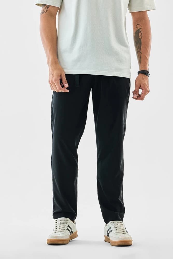 Relaxed Fit Others Textured Trousers