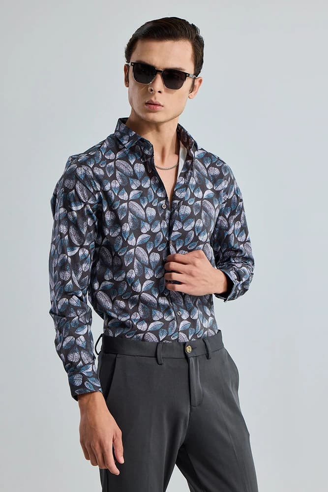 Slim Fit Cotton Printed, Floral Shirts