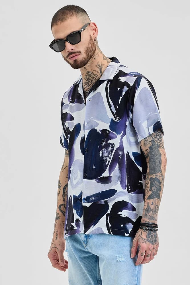 Box Fit Others Abstract, Printed Shirts
