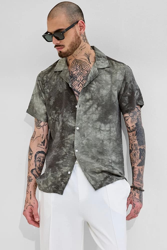 Box Fit Others Abstract, Tie & Dye, Printed Shirts