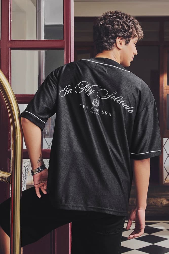 Oversized Fit Polyester Printed Shirts