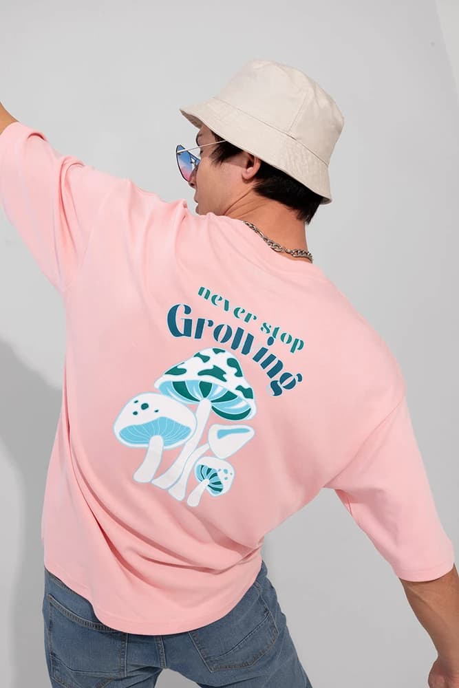 Oversized Fit Cotton Printed, Graphic Print T-Shirts