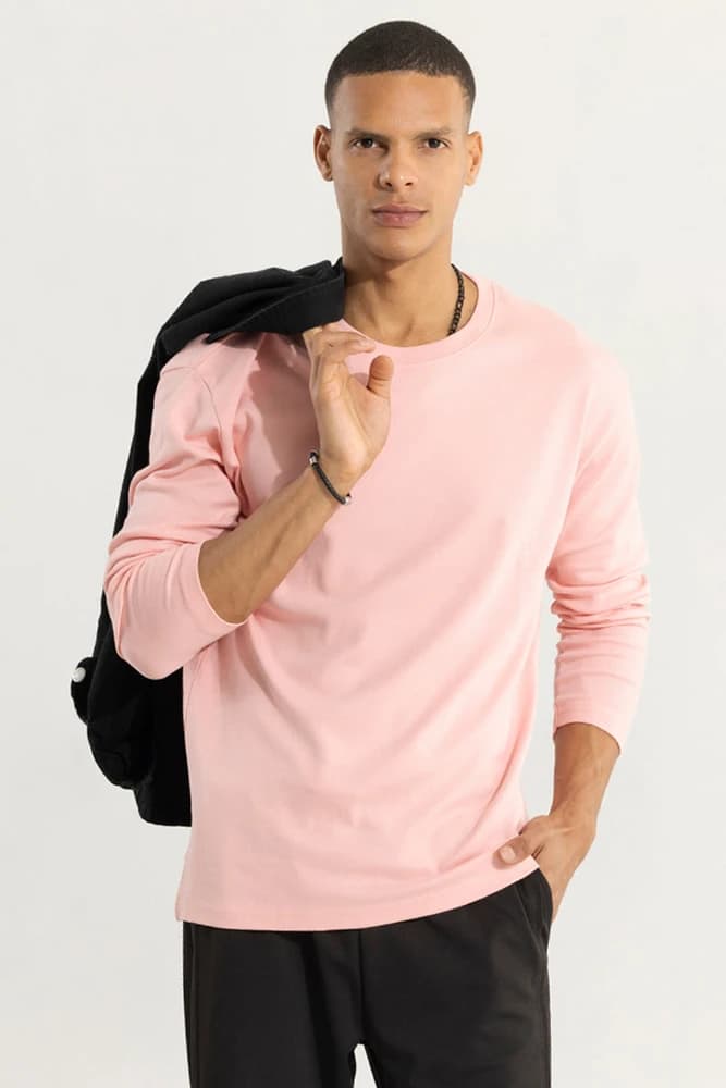 Regular Fit Cotton Plain T-Shirts