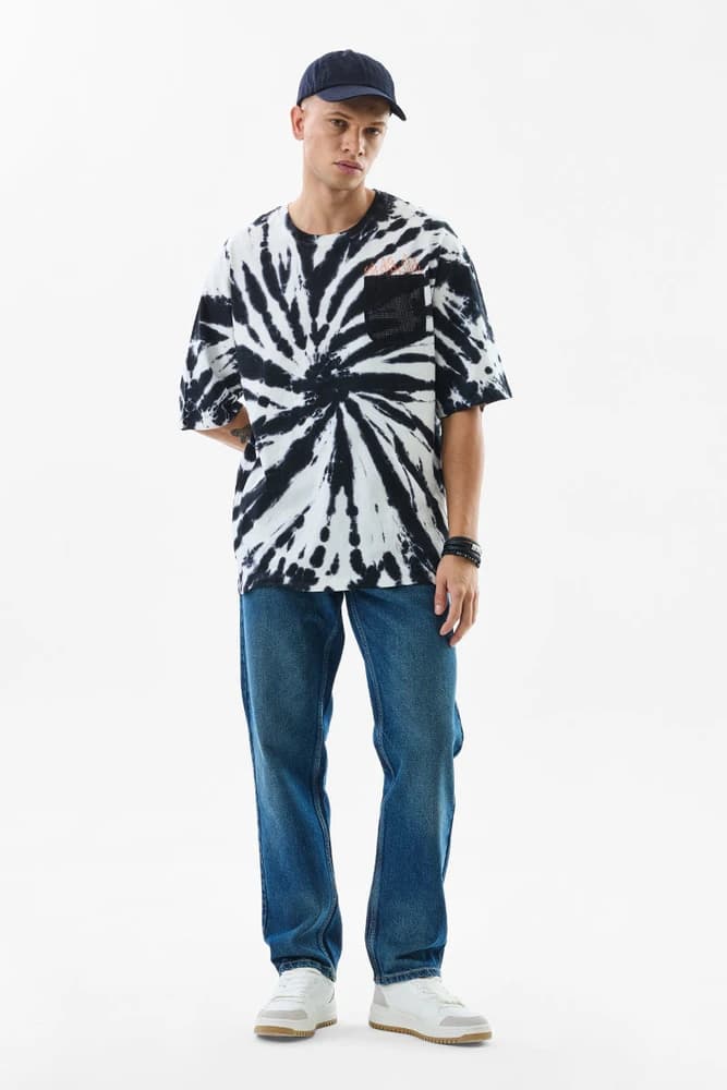 Oversized Fit Cotton Tie & Dye T-Shirts