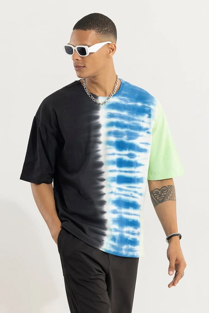 Oversized Fit Cotton Tie & Dye T-Shirts