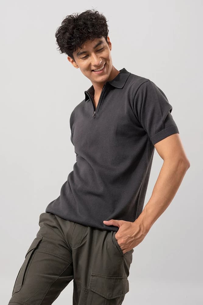 Slim Fit Cotton Plain T-Shirts