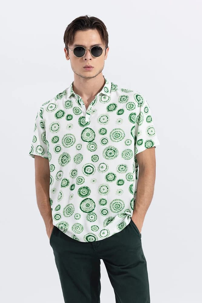Slim Fit Rayon Tie & Dye T-Shirts