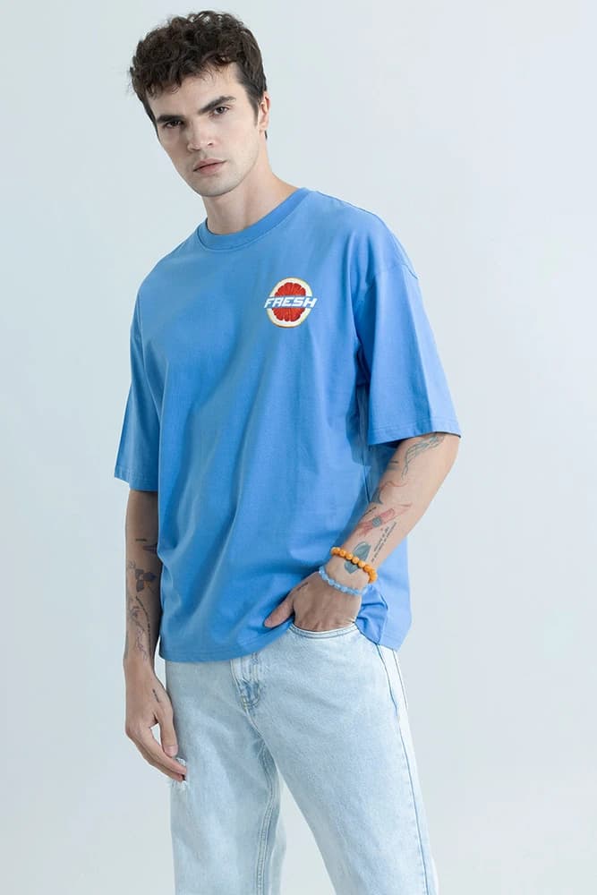 Oversized Fit Cotton Printed, Graphic Print T-Shirts
