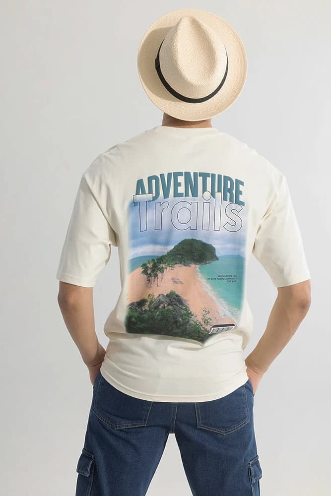 Oversized Fit Cotton Printed, Graphic Print T-Shirts