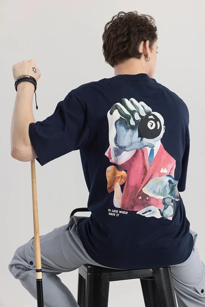 Oversized Fit Cotton Printed T-Shirts