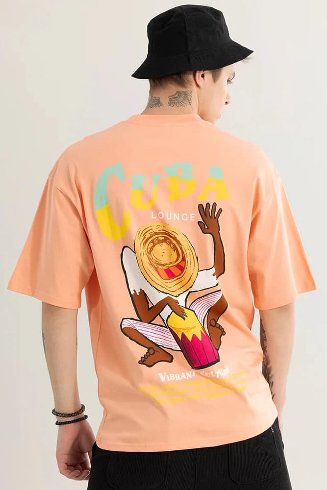 Oversized Fit Cotton Printed, Graphic Print T-Shirts