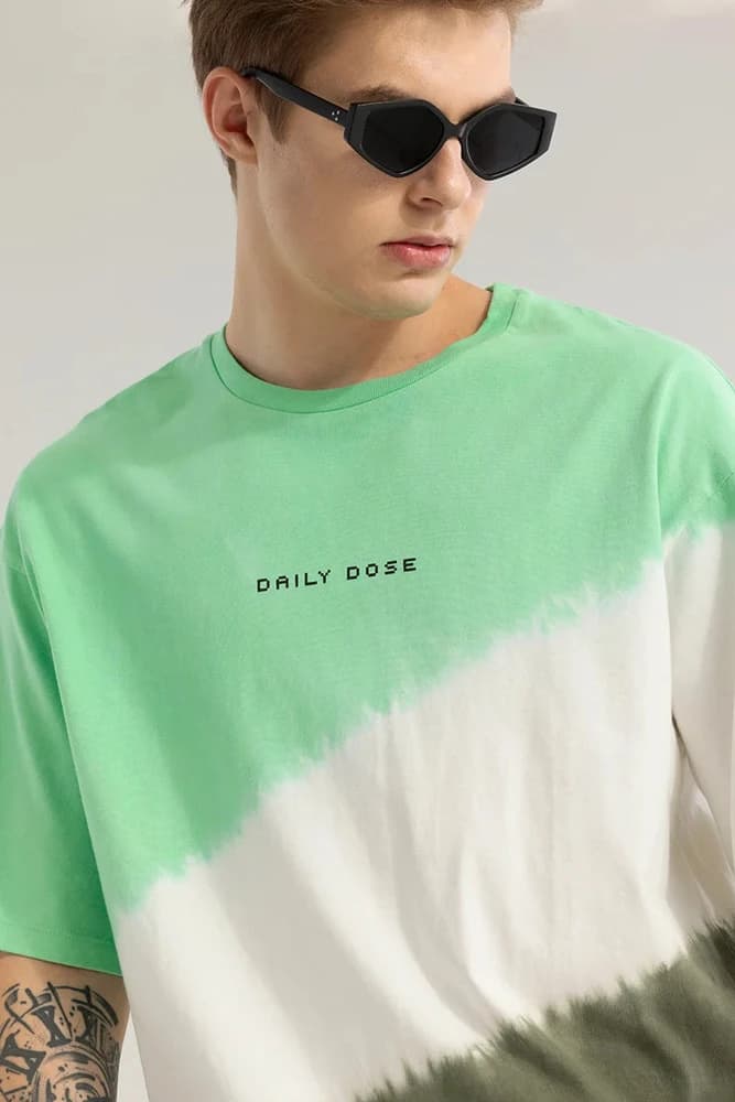 Oversized Fit Cotton Tie & Dye T-Shirts
