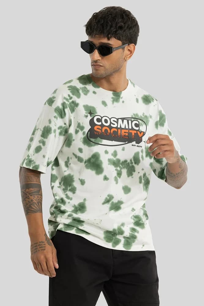 Oversized Fit Cotton Tie & Dye T-Shirts