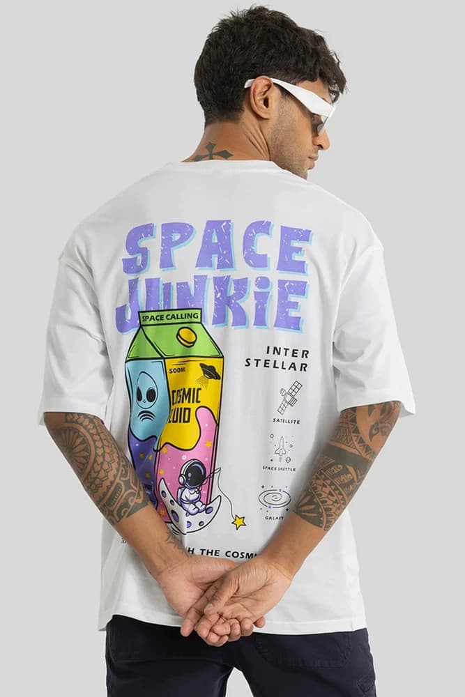 Oversized Fit Cotton Printed, Graphic Print T-Shirts