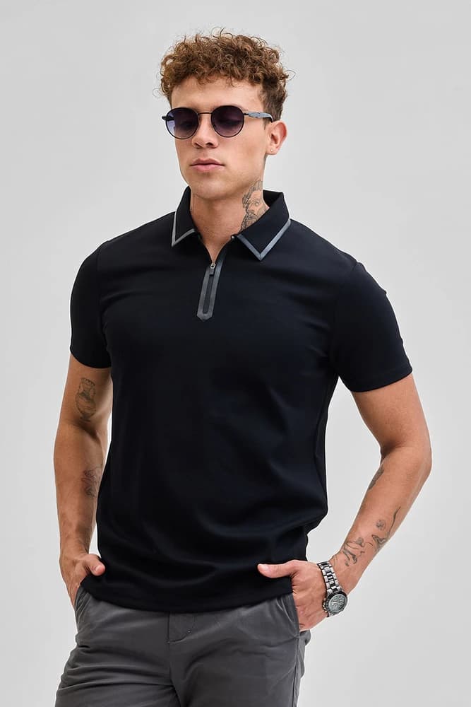 Slim Fit Polyester Plain T-Shirts