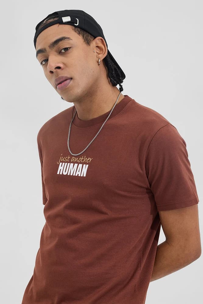 Slim Fit Cotton Embroidered, Graphic Print T-Shirts