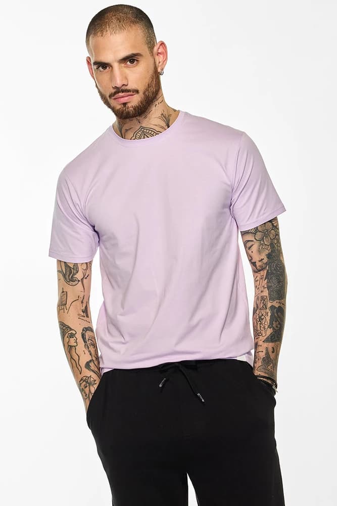 Slim Fit Cotton Plain T-Shirts