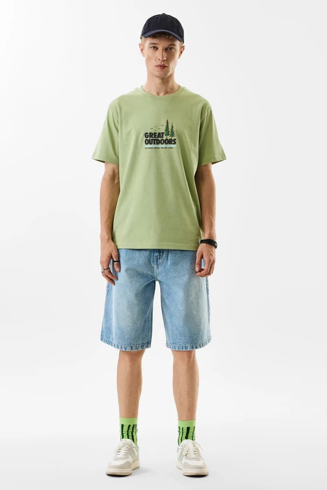 Oversized Fit Cotton Graphic Print T-Shirts