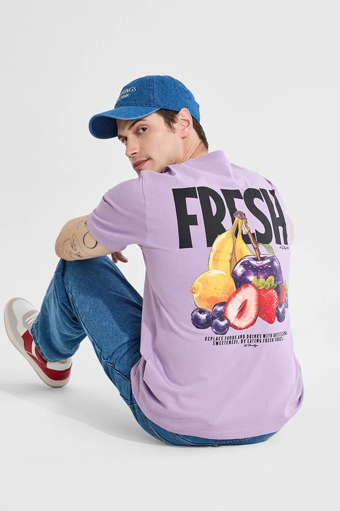 Slim Fit Cotton Graphic Print T-Shirts