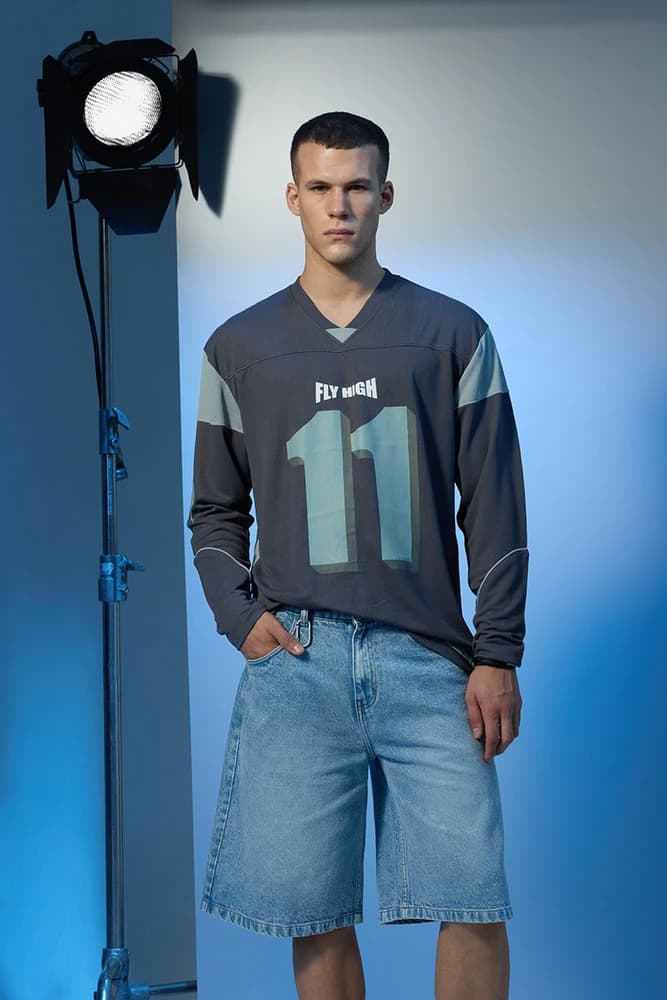 Oversized Fit Polyester Graphic Print T-Shirts