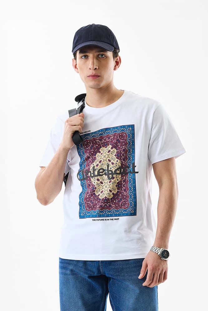 Regular Fit Cotton Graphic Print T-Shirts