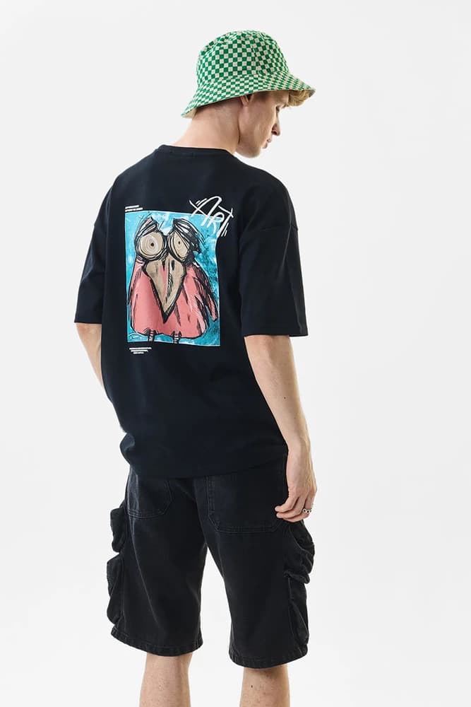 Oversized Fit Cotton Graphic Print T-Shirts