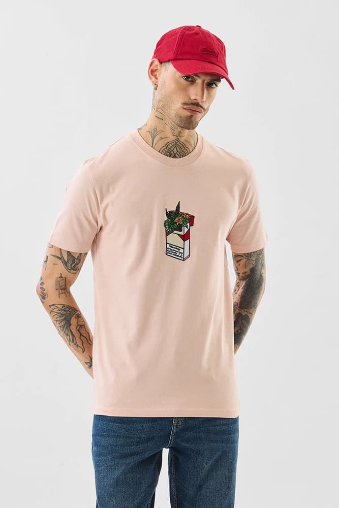 Slim Fit Cotton Embroidered T-Shirts