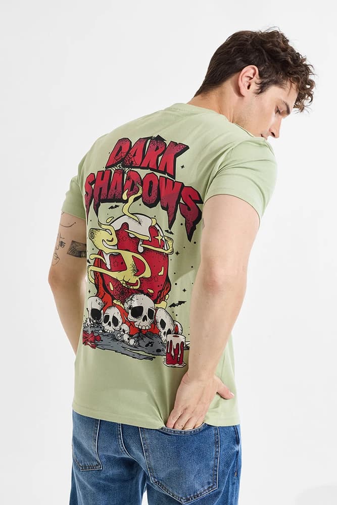 Slim Fit Cotton Graphic Print T-Shirts