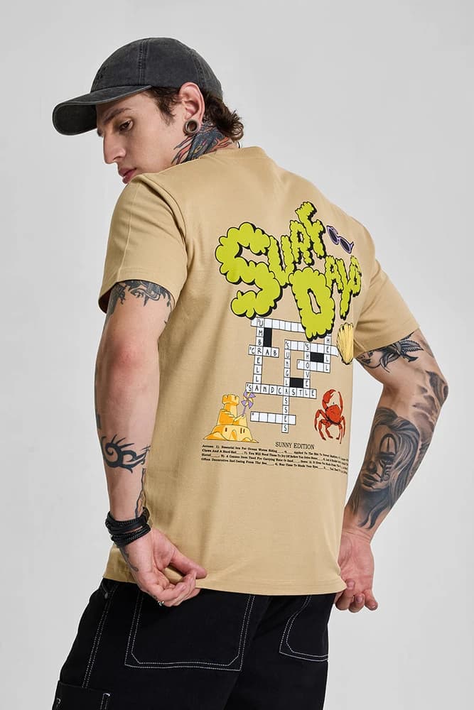 Slim Fit Cotton Graphic Print T-Shirts