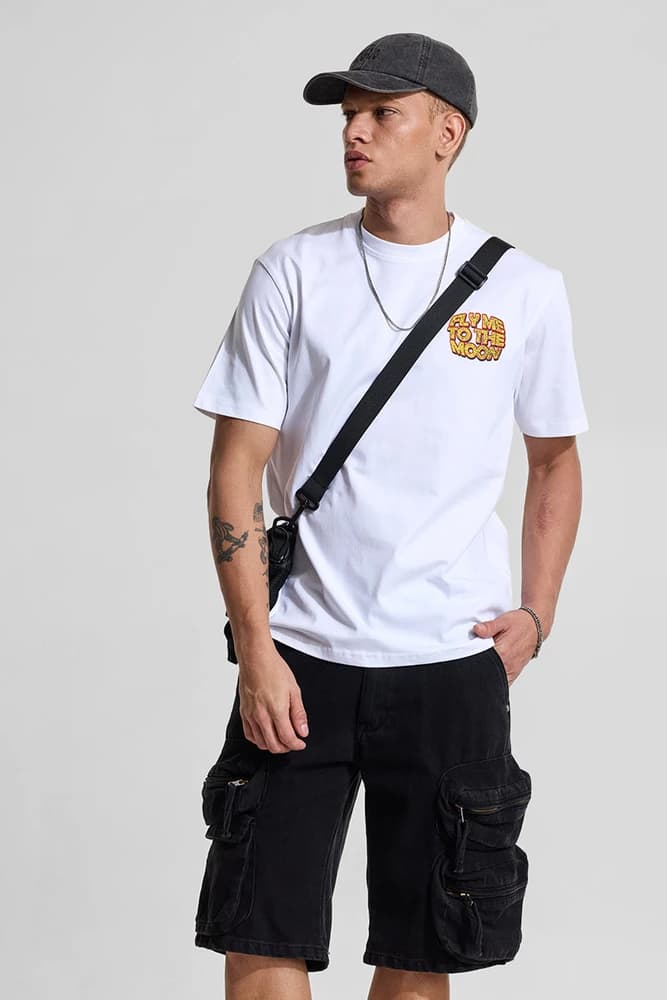 Regular Fit Cotton Graphic Print T-Shirts