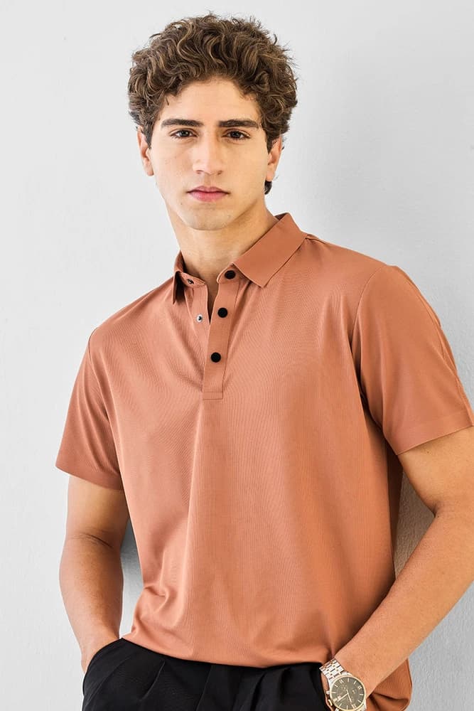 Regular Fit Polyester Plain T-Shirts