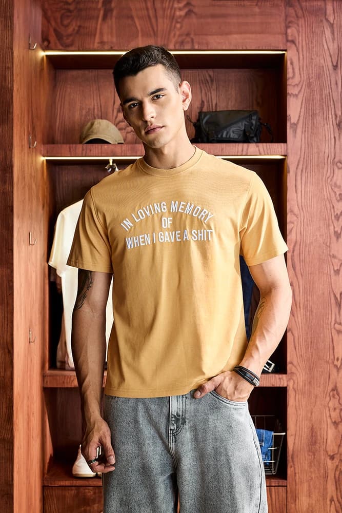 Regular Fit Cotton Graphic Print T-Shirts