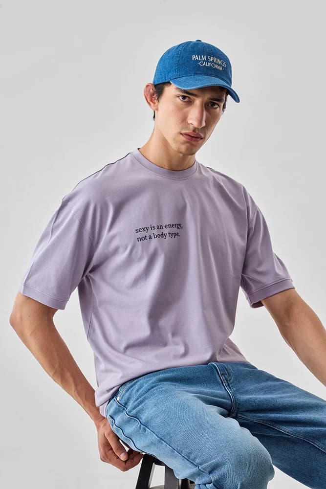 Oversized Fit Cotton Printed T-Shirts