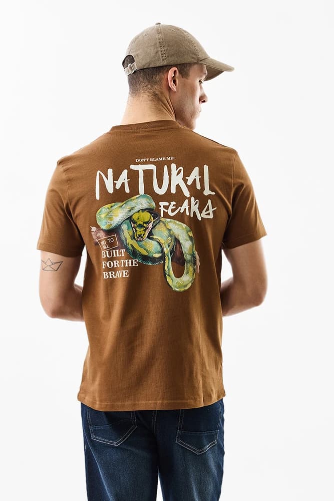 Slim Fit Cotton Graphic Print T-Shirts