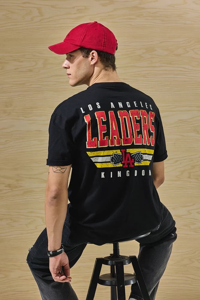 Oversized Fit Cotton Graphic Print T-Shirts