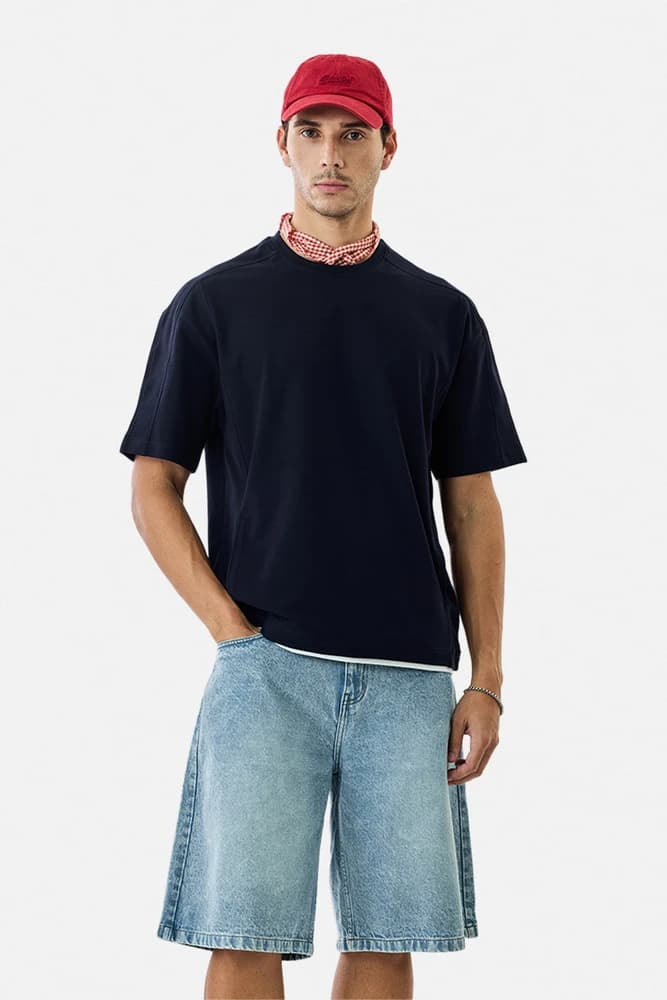 Oversized Fit Cotton Plain T-Shirts