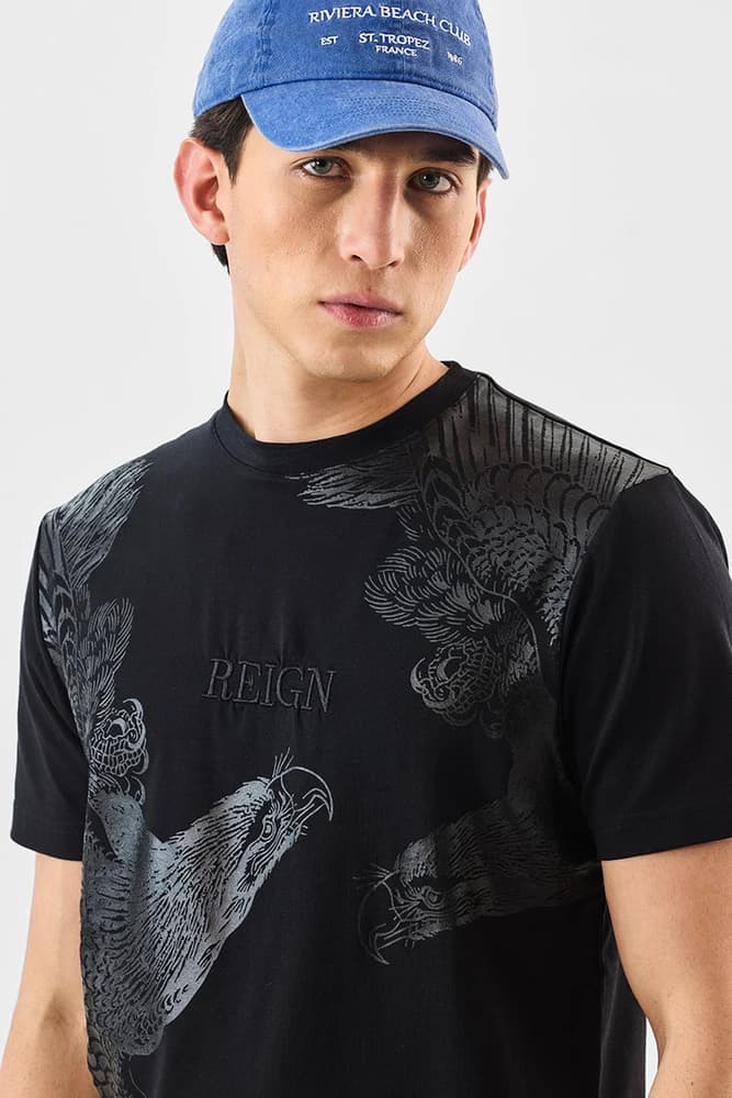 Slim Fit Cotton Graphic Print T-Shirts