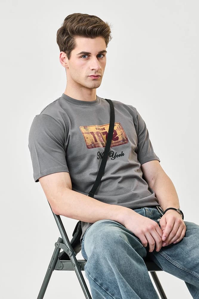 Regular Fit Cotton Graphic Print T-Shirts