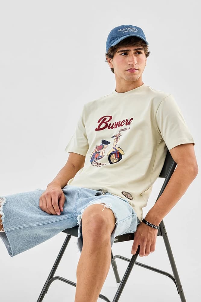 Regular Fit Cotton Graphic Print T-Shirts
