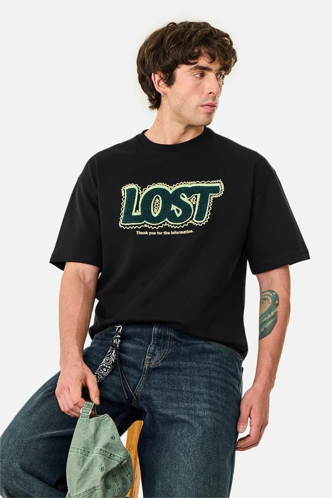 Oversized Fit Cotton Graphic Print T-Shirts