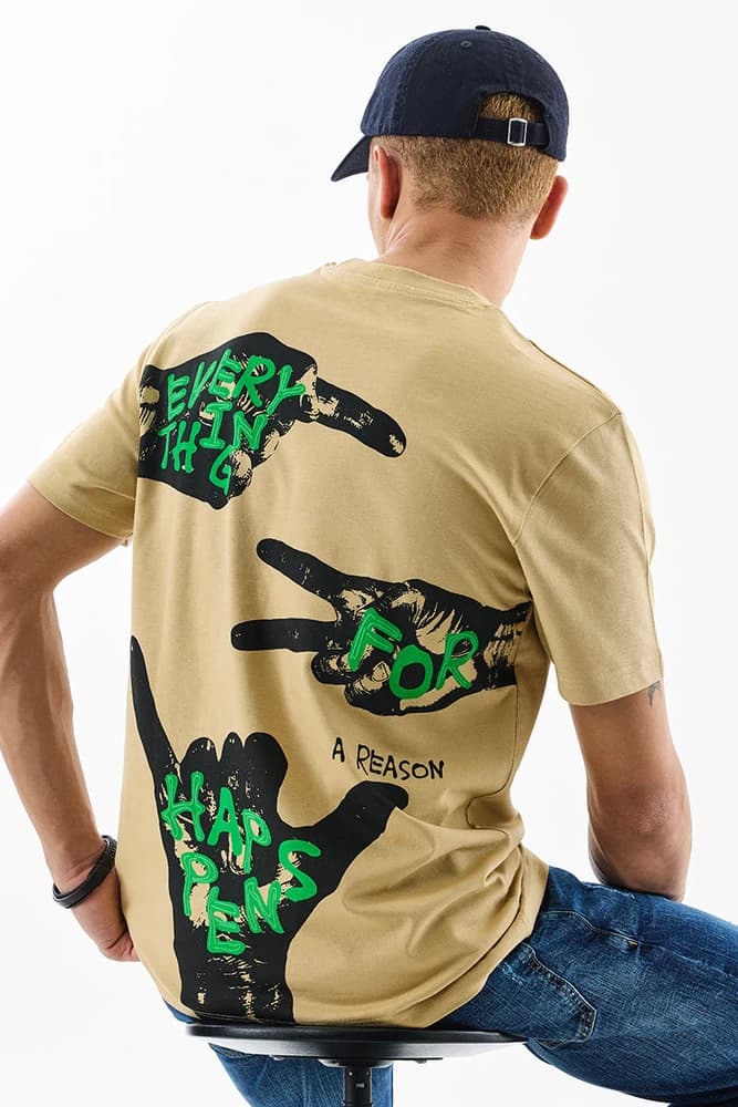 Regular Fit Cotton Graphic Print T-Shirts