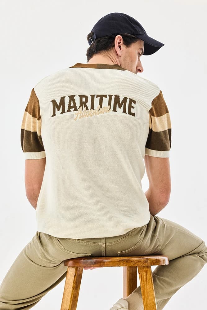 Oversized Fit Cotton Stripes T-Shirts