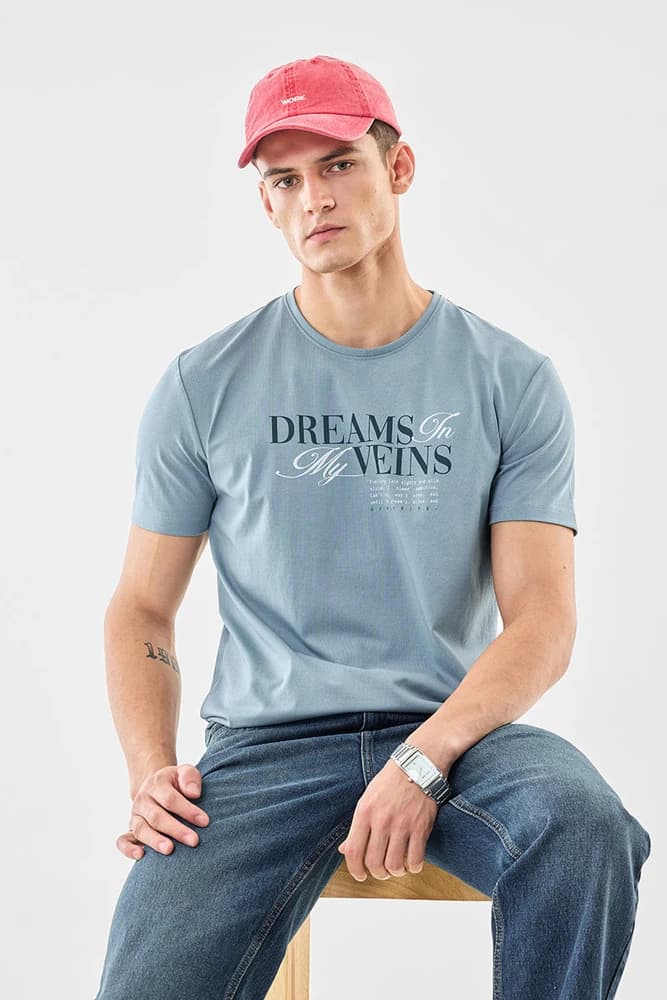 Regular Fit Cotton Graphic Print T-Shirts