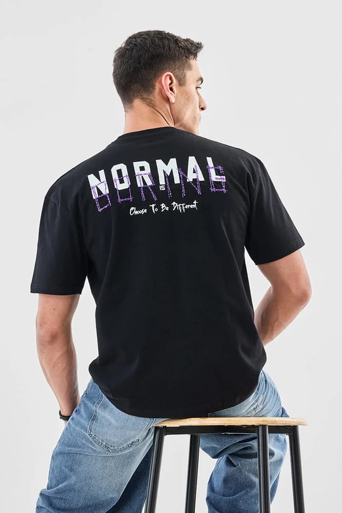 Oversized Fit Cotton Graphic Print T-Shirts